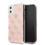 Guess GUHCN61PCU4GLPI iPhone 11 6,1"  Xr /pink hard case 4G Glitter