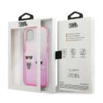 Karl Lagerfeld KLHCP13STGKCP iPhone 13 mini 5,4" hardcase pink Gradient Ikonik Karl & Choupett - imagine 8