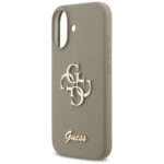 Guess Silicone Big 4G Script Case for iPhone 17 Brown - imagine 6
