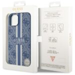 Guess GUHMP14MP4RPSB iPhone 14 Plus / 15 Plus 6.7" blue hardcase 4G Printed Stripes MagSafe - imagine 8