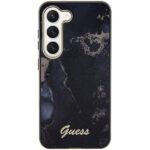 Guess GUHCS23SHTMRSK S23 S911 black hardcase Golden Marble Collection - imagine 3