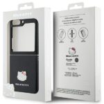 Hello Kitty HKHCZF5PGHDLMK Z Flip5 F731 black hardcase Metal Logo Kitty Head - imagine 8