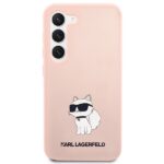 Karl Lagerfeld KLHCS23SSNCHBCP S23 S911 hardcase pink Silicone Choupette - imagine 3