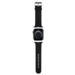 Karl Lagerfeld Strap KLAWMSLCNK Apple Watch 38/40/41mm black strap 3D Rubber Choupette Heads - imagine 2