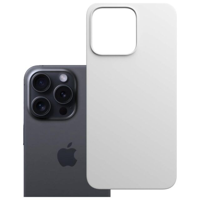 3MK Hardy MagSilicone Case for Apple iPhone 14 Pro Max White - imagine 7