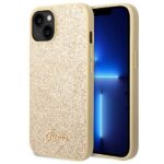 Guess GUHCP14SHGGSHD iPhone 14 / 15 / 13 6.1" gold hard case Glitter Script