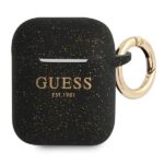 Guess GUA2SGGEK AirPods cover black Silicone Glitter