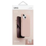 UNIQ Lino Hue Case iPhone 14 Plus / 15 Plus 6,7" Magclick Charging blush pink - imagine 7