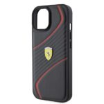 Ferrari FEHCP15SPTWK iPhone 15 / 14 / 13 6.1"  black hardcase Twist Metal Logo - imagine 6