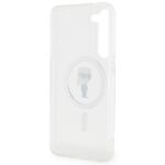 Karl Lagerfeld KLHMS24MHFCKNOT S24+ S926 transparent hardcase IML Ikonik MagSafe - imagine 7