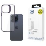 3MK Satin Armor Case+ iPhone 15 Pro purple