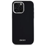 DKNY DKHMP14XPSCMCLK iPhone 14 Pro Max 6.7" black hardcase Plain Logo MagSafe - imagine 3