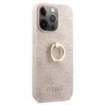 Guess GUHCP13L4GMRPI iPhone 13 Pro / 13 6,1" pink hardcase 4G with ring stand - imagine 4
