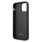 BMW BMHCP12MRSPPK iPhone 12 / 12 Pro 6,1" black hardcase Leather Curve Perforate - imagine 7