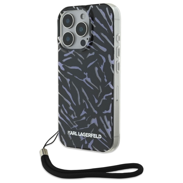 cps-7cf0654c6e1ddf6985610b86390b39e7-2025-12-06-18-22-51 Karl Lagerfeld KLHCP16LHZBPKCCU iPhone 16 Pro 6.3" purple Zebra With Cord - imagine 1