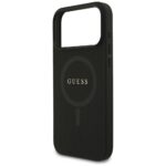 Guess Saffiano Classic Logo MagSafe Case for iPhone 17 Pro Max Black - imagine 6