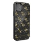 Guess GUHCN584GGPBK iPhone 11 Pro black hard case 4G Double Layer Glitter - imagine 5