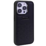 Audi GT Synthetic Leather iPhone 15 Pro 6.1" black hardcase AU-TPUPCIP15P-GT/D2-BK - imagine 2