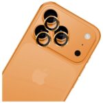 Camera lens protection 3MK Lens Protection Pro for Apple iPhone 17 Pro / 17 Pro Max orange - imagine 4