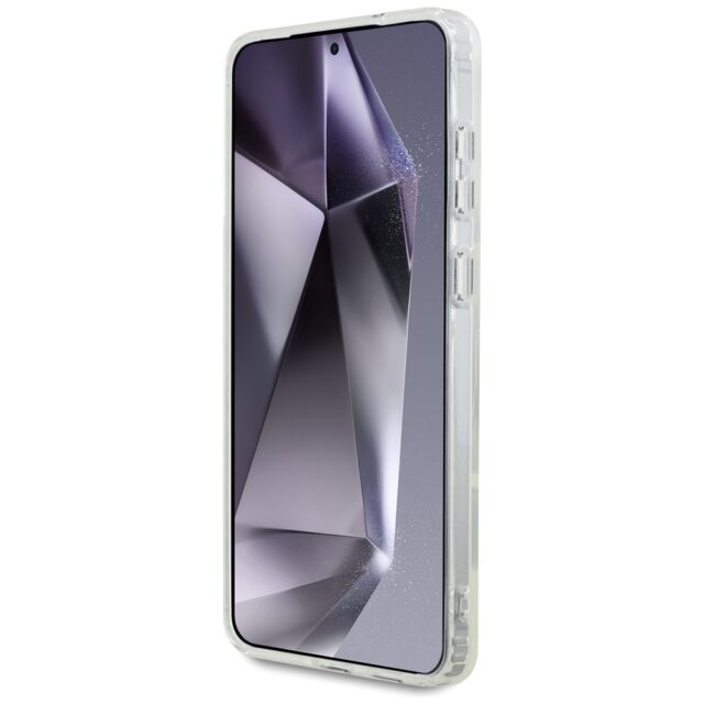 Case Karl Lagerfeld Button Choupette Head Printed Logo MagSafe for Samsung Galaxy S25 Edge white - imagine 5