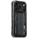 Skinarma Helio Case for iPhone 17 Pro Magnetic Charging + Grip Stand Graphite