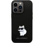 Karl Lagerfeld KLHCP14XSMHCNPK iPhone 14 Pro Max 6.7" black hardcase Silicone C Metal Pin - imagine 3