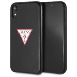 Guess GUHCI61PTPUBK iPhone Xr black hardcase Triangle