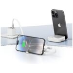 USAMS 3in1 retractable cable with boxMicroUSB/USB-C/Lightning 60W steel/tarnish SJ650USB01 - imagine 7