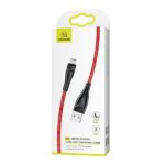 USAMS braided cable U41 microUSB 3m 2A red SJ399USB02 (US-SJ399) Fast Charge - imagine 8