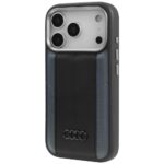 Case Audi A6 Synthetic Leather MagSafe for iPhone 17 Pro black - imagine 3