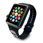 Karl Lagerfeld Pasek KLAWLSLCKK Apple Watch 42/44/45mm black strap Silicone Karl & Choupette H - imagine 3
