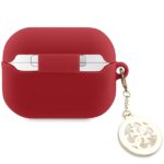 Guess GUAP23DSLGHDF AirPods Pro 2 (2022/2023) cover red 3D Rubber 4G Diamond Charm - imagine 2
