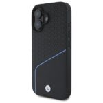 BMW BMHMP16S23RDCLK iPhone 16 6.1" black hardcase Sign Leather Textured And Line MagSaf - imagine 2