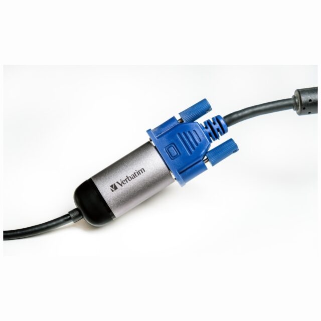 Verbatim Adapter USB-C - VGAaluminum 49145 - imagine 3