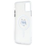 Karl Lagerfeld KLHMN61HLSCHH iPhone 11  / Xr 6.1" white hardcase IML Metal Choupette Head Mag - imagine 7