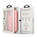 Guess GUHCP12LLSPEWPI iPhone 12 Pro Max 6,7" pink hard case Peony Collection - imagine 8