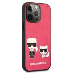 Karl Lagerfeld KLHCP13LPCUSKCP iPhone 13 Pro / 13 6,1" fuchsia hardcase Ikonik Karl & Choupett - imagine 4