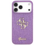 Case Guess Fixed Glitter Big 4G for iPhone 17 Pro Max lilac - imagine 3