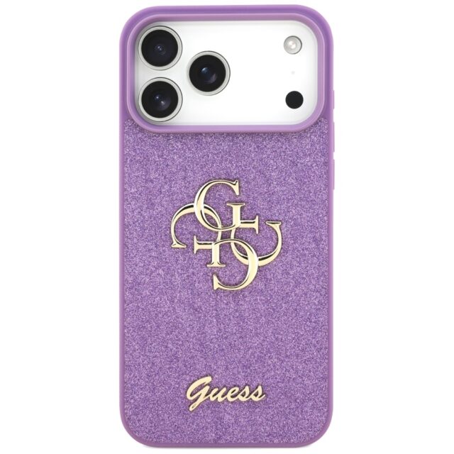 Case Guess Fixed Glitter Big 4G for iPhone 17 Pro Max lilac - imagine 3