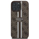 Guess GUHMP16XP4RPSW iPhone 16 Pro Max 6.9" brown hardcase 4G Printed Stripes MagSafe - imagine 3