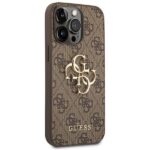 Guess GUHCP14X4GMGBR iPhone 14 Pro Max 6,7" brown hardcase 4G Big Metal Logo - imagine 4