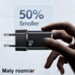 USAMS wall charger 1xUSB-C+1xUSB T43 33W PD3.0 + QC3.0 + U63 cable USB-C to Lightning black USKT - imagine 4