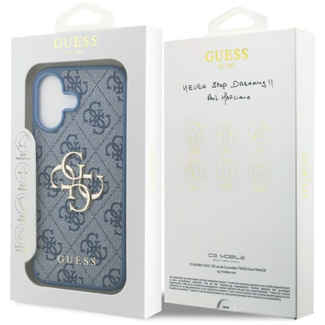 Case Guess 4G Big Logo for iPhone 17 blue - imagine 8