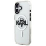 Karl Lagerfeld IML Karl Sketch Logo MagSafe Case for iPhone 17 Clear - imagine 2