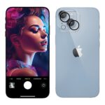 3MK Lens Pro Full Cover iPhone 13 Mini/13 Tempered glass for camera lens with mounting frame 1szt - imagine 7