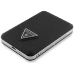 Powerbank indukcyjny Guess Grained        Triangle 5000mAh 15W USB-C MagSafe czarny - imagine 4