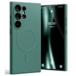 Mercury MagSafe Semi-Silicone Sam S24Ultra S928 green