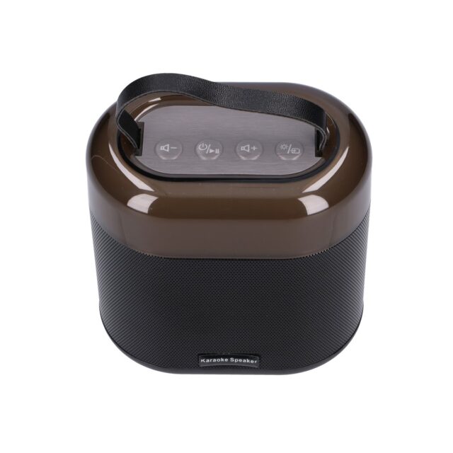 Extralink Kids Karaoke Set LED Speaker 1x Mic Black, Bluetooth, AUX, Micro SD Card Slot, RGB Lighting - imagine 4