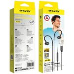 AWEI TC-6 USB stereo headphones-C black - imagine 7