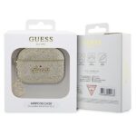 Guess GUAP2GLGSHD AirPods Pro 2 (2022/2023) cover gold Glitter Flake 4G Charm - imagine 4